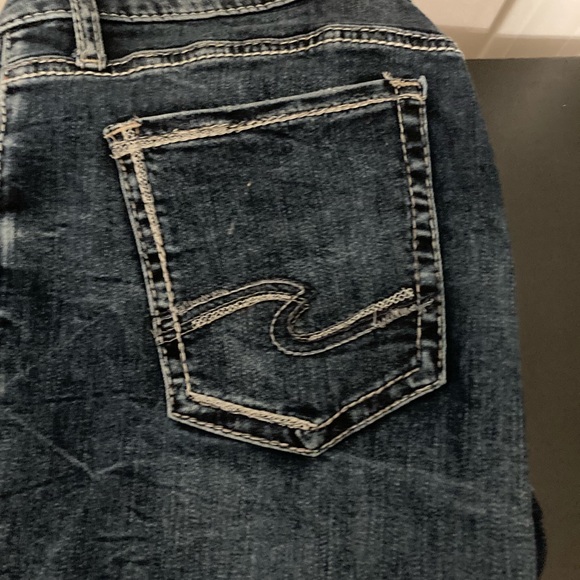 LOTUS BOSS SHINE- Silver jeans 30 x 31. Skinny stretch - Picture 3 of 4